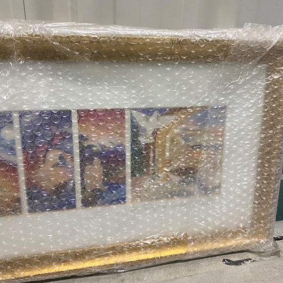 Beautifully framed wall art - Original art work from Israel. - Picture 3 of 3